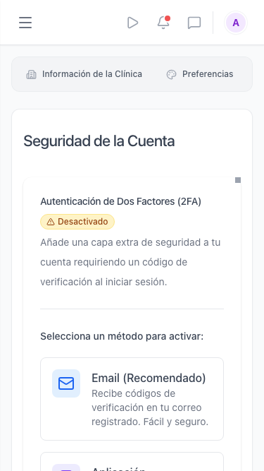 Sign-in screen on a mobile phone